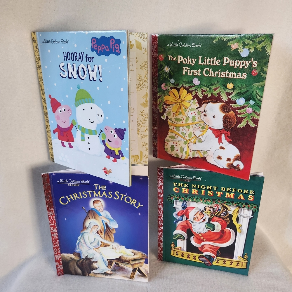 A Little Golden Books Collection Of Four Books Perfect For Holiday Reading